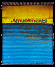 Load image into Gallery viewer, Amusements, seaside typography photography by Richard Heeps.