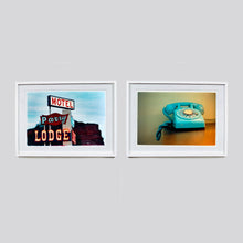 Load image into Gallery viewer, Parry Lodge and Telephone American photographs by Richard Heeps