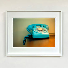 Load image into Gallery viewer, Telephone, vintage interior photograph by Richard Heeps mounted framed in white