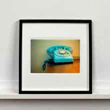 Load image into Gallery viewer, Telephone, vintage interior photograph by Richard Heeps mounted square framed in black