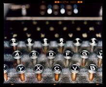 Load image into Gallery viewer, The Enigma Machine, Bletchley Park, World War II history documentary photograph by Richard Heeps.