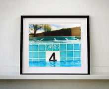 Load image into Gallery viewer, '4 Feet - El Morocco Pool' photographed in Las Vegas, Nevada is part of Richard Heeps' 'Dream in Colour' series. This enticing artwork will bring cool summer vibes to your home every day of the year. 