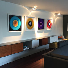 Load image into Gallery viewer, Vinyl Collection 'B Side'. Acclaimed contemporary photographers, Richard Heeps and Natasha Heidler have collaborated to make this beautifully mesmerising collection. A celebration of the vinyl record and analogue technology, which reflects the artists practice within photography.