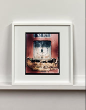 Load image into Gallery viewer, '92 Octane Petrol Pump' shows a vintage petrol pump, captured in a Wiblington, a Fenland village in the rural area near to Richard's home of Cambridge. This artwork is part of his autobiographical series, 'A View of the Fens from the Car with Wings', for which Richard has collected many petrol pumps.