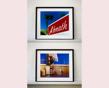 Load image into Gallery viewer, This artwork breathes life through its bold colours and energetic text, which is set against a luscious landscape. It was captured in Palm Springs, California and is part of Richard Heeps' 'Dream in Colour' series.