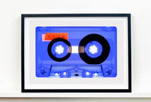 Load image into Gallery viewer, Tape Collection 'AILA Blue'. The Heidler &amp; Heeps collaborations are creative representations of Natasha Heidler and Richard Heeps’ personal past, and their personalities. Tapes are significant in both their lives and the work here is made from their own collections. Their unique process makes these artworks not inanimate objects, rather they have depth, texture, grit, and they even appear to move.