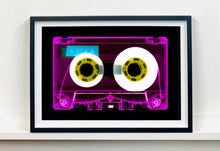 Load image into Gallery viewer, Tape Collection 'AILA Pink'. The Heidler &amp; Heeps collaborations are creative representations of Natasha Heidler and Richard Heeps’ personal past, and their personalities. Tapes are significant in both their lives and the work here is made from their own collections. Their unique process makes these artworks not inanimate objects, rather they have depth, texture, grit, and they even appear to move.