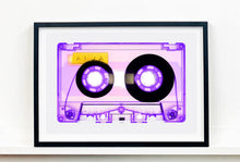 Load image into Gallery viewer, Tape Collection 'AILA Purple'. The Heidler &amp; Heeps collaborations are creative representations of Natasha Heidler and Richard Heeps’ personal past, and their personalities. Tapes are significant in both their lives and the work here is made from their own collections. Their unique process makes these artworks not inanimate objects, rather they have depth, texture, grit, and they even appear to move.