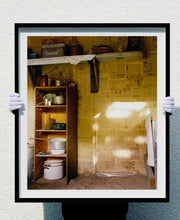 Load image into Gallery viewer, 'A Stitch in Time Saves Nine' was photographed at the film set of 'The Outlaw Josey Wales', a Western DeLux film set during and after the American Civil War, filmed at Kanab. Interior photography by Richard Heeps as part of his Dream in Colour series.