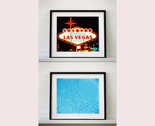Load image into Gallery viewer, 'Algiers Pool', photographed by Richard Heeps in Las Vegas, is the perfect way to bring summer vibes into your home all year round. The glistening pool water is idyllic and inviting.  