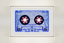Load image into Gallery viewer, Tape Collection, 'All that Glitters is not Golden B Side'. The Heidler &amp; Heeps collaborations are creative representations of Natasha Heidler and Richard Heeps’ personal past, and their personalities. Tapes are significant in both their lives and the work here is made from their own collections. Their unique process makes these artworks not inanimate objects, rather they have depth, texture, grit, and they even appear to move.