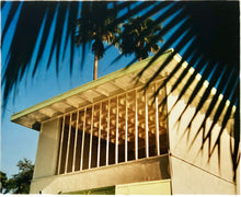 Load image into Gallery viewer, Part of Richard Heeps' 'Dream in Colour' Series, here he perfectly captures Palm Springs mid-century modern architecture, amongst iconic Californian palm trees.