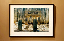 Load image into Gallery viewer, 'Boot Hill' was photographed at the film set of the Western movie, 'The Outlaw Josey Wales', set in Kanab, Utah. This piece is part of Richard Heeps' 'Dream in Colour' series.