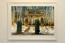 Load image into Gallery viewer, 'Boot Hill' was photographed at the film set of the Western movie, 'The Outlaw Josey Wales', set in Kanab, Utah. This piece is part of Richard Heeps' 'Dream in Colour' series.
