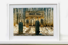 Load image into Gallery viewer, 'Boot Hill' was photographed at the film set of the Western movie, 'The Outlaw Josey Wales', set in Kanab, Utah. This piece is part of Richard Heeps' 'Dream in Colour' series.