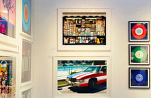 Load image into Gallery viewer, An American car parked up by the swimming pool outside the Algiers Hotel in Las Vegas. Photography by Richard Heeps, part of his 'Dream in Colour' series.