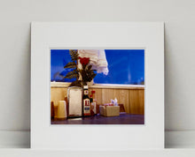 Load image into Gallery viewer, 'Condiments' shows a classic American Diner table-scape, captured at the Bonanza Café in the small town of Lone Pine, California. This piece is part of Richard Heeps' 'Dream in Colour' series.
