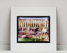 Load image into Gallery viewer, A traditional Italian delicatessen, selling prosciutto, ham and cured meats on the streets of Milan.
