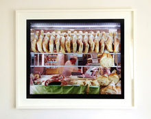 Load image into Gallery viewer, A traditional Italian delicatessen, selling prosciutto, ham and cured meats on the streets of Milan.