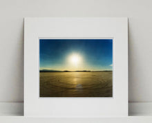 Load image into Gallery viewer, Photographed at El Mirage Lake, where the Southern Californian Timing Association, Land Speed Racing event, tracks in the ground from the previous days racing, adding a beauty to the natural landscape. 