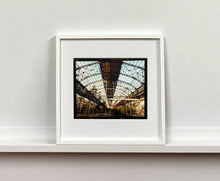Load image into Gallery viewer, 'Factory Skeleton', part of 'A Short History of Milan' which began in November 2018 for a special project featuring at the Affordable Art Fair Milan 2019 and the series is ongoing. There is a reoccurring linear, structural theme throughout the series, capturing the Milanese use of materials in design such as glass, metal, wood and stone.