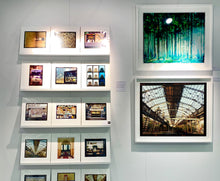 Load image into Gallery viewer, 'Factory Skeleton', part of 'A Short History of Milan' which began in November 2018 for a special project featuring at the Affordable Art Fair Milan 2019 and the series is ongoing. There is a reoccurring linear, structural theme throughout the series, capturing the Milanese use of materials in design such as glass, metal, wood and stone.