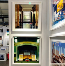 Load image into Gallery viewer, An art deco style, geometric patterned foyer, photographed by Richard Heeps in Milan. 