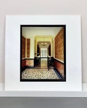 Load image into Gallery viewer, An Art Deco entrance hall in Milan, featuring stained glass panelling and marble flooring. 