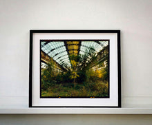Load image into Gallery viewer, 'Industrial Jungle, Lambrate’ is part of Richard Heeps' series 'A Short History of Milan' which began in November 2018 for a special project featuring at the Affordable Art Fair Milan 2019, and the series is ongoing. There is a reoccurring linear, structural theme throughout the series, capturing the Milanese use of materials in design such as glass, metal, wood and stone.