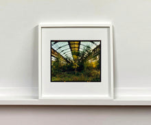 Load image into Gallery viewer, 'Industrial Jungle, Lambrate’ is part of Richard Heeps' series 'A Short History of Milan' which began in November 2018 for a special project featuring at the Affordable Art Fair Milan 2019, and the series is ongoing. There is a reoccurring linear, structural theme throughout the series, capturing the Milanese use of materials in design such as glass, metal, wood and stone.