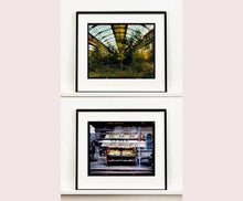 Load image into Gallery viewer, 'Industrial Jungle, Lambrate’ is part of Richard Heeps' series 'A Short History of Milan' which began in November 2018 for a special project featuring at the Affordable Art Fair Milan 2019, and the series is ongoing. There is a reoccurring linear, structural theme throughout the series, capturing the Milanese use of materials in design such as glass, metal, wood and stone.