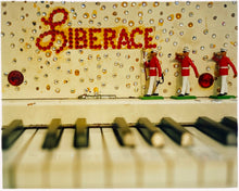 Load image into Gallery viewer, Liberace's Piano, part of Richard Heeps 'Dream in Colour' Series, it has an archetypal Las Vegas feel, featuring marching band and piano keys.