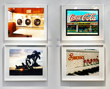 Load image into Gallery viewer, 'Liberace's Piano I' was photographed in a private Las Vegas home. The studded gems and decorative typography make for an archetypal Las Vegas feel. This artwork is part of Richard Heeps' 'Dream in Colour' series. 