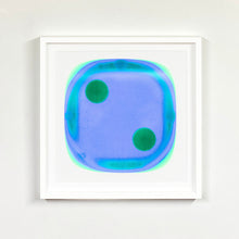 Load image into Gallery viewer, Dice Series 16 Piece Multicolour 'Twos' Square Installation