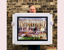 Load image into Gallery viewer, A traditional Italian delicatessen, selling prosciutto, ham and cured meats on the streets of Milan.