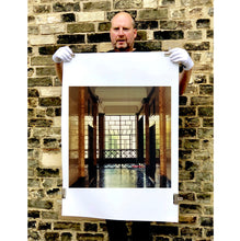 Load image into Gallery viewer, An art deco style, geometric patterned foyer, photographed by Richard Heeps in Milan. 