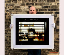 Load image into Gallery viewer, 'Shopping Club Window', part of 'A Short History of Milan' which began in November 2018 for a special project featured at the Affordable Art Fair Milan 2019. There is a reoccurring linear, structural theme throughout the series, capturing the Milanese use of materials in design such as glass, metal, wood and stone.
