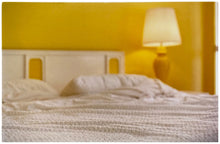 Load image into Gallery viewer, 'Room' photographed by Richard Heeps at the mid-century Ballantines Move Colony in Palm Springs, California, shows a bright and bold yellow bedroom. This interior artwork is part of his 'Dream in Colour' series. 
