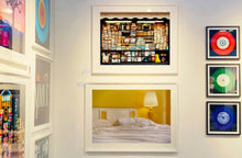 Load image into Gallery viewer, 'Room' photographed by Richard Heeps at the mid-century Ballantines Move Colony in Palm Springs, California, shows a bright and bold yellow bedroom. This interior artwork is part of his 'Dream in Colour' series. 