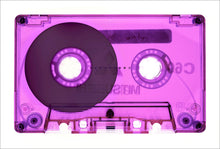 Load image into Gallery viewer, Tape Collection 'Side One Only Pink'. The Heidler &amp; Heeps collaborations are creative representations of Natasha Heidler and Richard Heeps’ personal past, and their personalities. Tapes are significant in both their lives and the work here is made from their own collections. Their unique process makes these artworks not inanimate objects, rather they have depth, texture, grit, and they even appear to move.