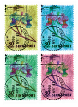 Load image into Gallery viewer, 30 Cents Singapore Orchid (Multi-Colour Mosaic)