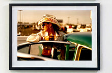 Load image into Gallery viewer, 'Sun Kissed Wendy', from Richard Heeps' 'Man's Ruin' Series. This artwork is part of a sequence capturing Wendy at the Rockabilly Weekender, Viva Las Vegas. This cinematic portrait of Wendy captures her kissed by the sunset.