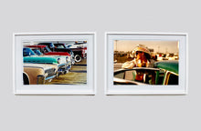 Load image into Gallery viewer, 'Sun Kissed Wendy', from Richard Heeps' 'Man's Ruin' Series. This artwork is part of a sequence capturing Wendy at the Rockabilly Weekender, Viva Las Vegas. This cinematic portrait of Wendy captures her kissed by the sunset.