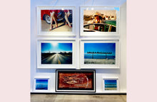 Load image into Gallery viewer, 'Sun Kissed Wendy', from Richard Heeps' 'Man's Ruin' Series. This artwork is part of a sequence capturing Wendy at the Rockabilly Weekender, Viva Las Vegas. This cinematic portrait of Wendy captures her kissed by the sunset.'Sun Kissed Wendy', from Richard Heeps' 'Man's Ruin' Series. This artwork is part of a sequence capturing Wendy at the Rockabilly Weekender, Viva Las Vegas. This cinematic portrait of Wendy captures her kissed by the sunset.