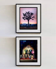 Load image into Gallery viewer, The traditional Italian Tobacconist shop, here in a Swiss Cottage style building set against a vast urban apartment block.