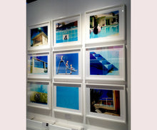 Load image into Gallery viewer, Part of Richard Heeps' 'Dream in Colour' Series, here he perfectly captures Palm Springs mid-century modern architecture, amongst iconic Californian palm trees.