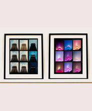 Load image into Gallery viewer, 'NOMAD, New York' is an abstract and conceptual time lapse of the iconic Empire State building. Photographed in New York City in 2017, Richard Heeps only recently executed this in his darkroom, printing it full frame and therefore showing the detail of the Kodak Film. This artwork is part of Richard's work in progress portfolio of street photography, which depicts the colour, fabric and structure of cities with distinct style.