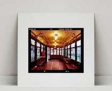 Load image into Gallery viewer, Vintage tram interior, captured in Milan. Affordable fine art limited edition photographic prints, handmade in Richard’s Cambridge darkrooms. 
