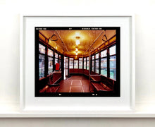 Load image into Gallery viewer, Vintage tram interior, captured in Milan. Affordable fine art limited edition photographic prints, handmade in Richard’s Cambridge darkrooms. 