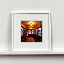 Load image into Gallery viewer, The interior of a vintage Italian tram in Lambrate, Milan. Affordable fine art limited edition photographic prints, handmade in Richard’s Cambridge darkrooms. 